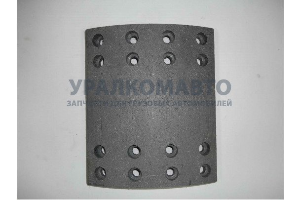 накладка тормозная задняя 220x185 (16 отверстий) (белая кабина) DONG FENG DZ9160340068