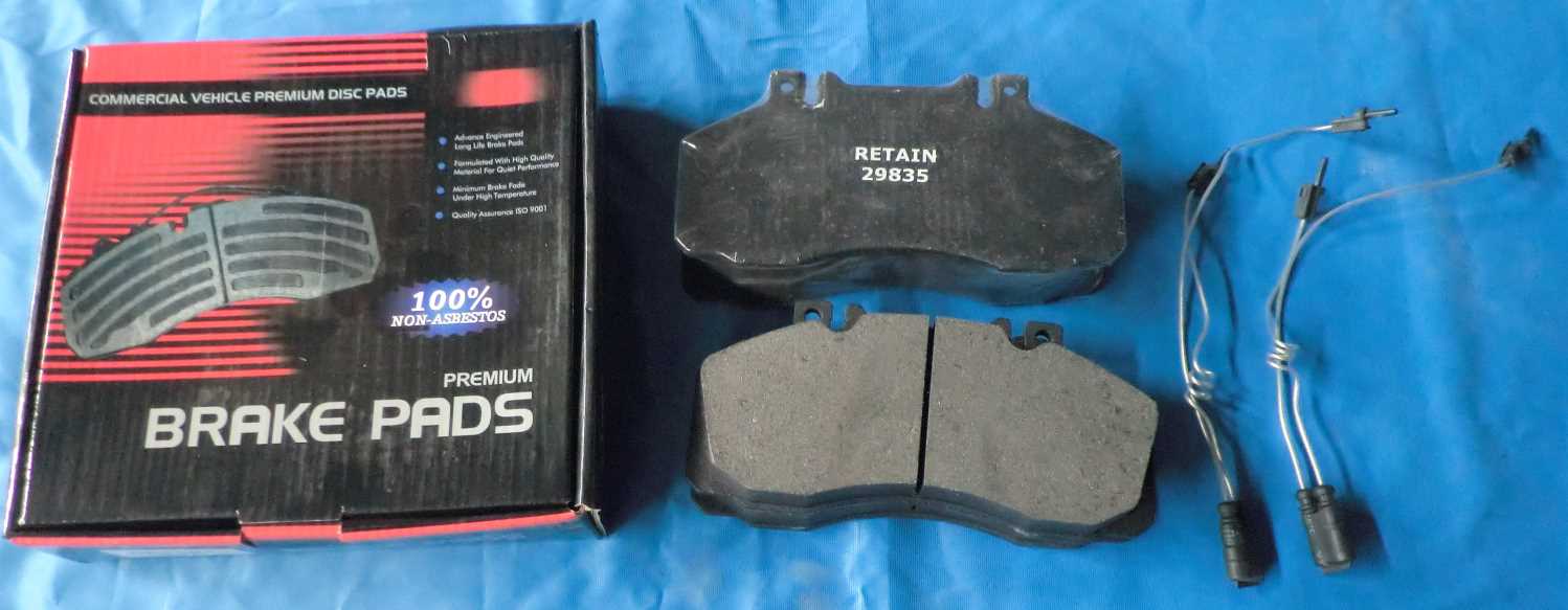 Комплект дисковых колодок 175x85x22 (комплект 4шт.) Retain