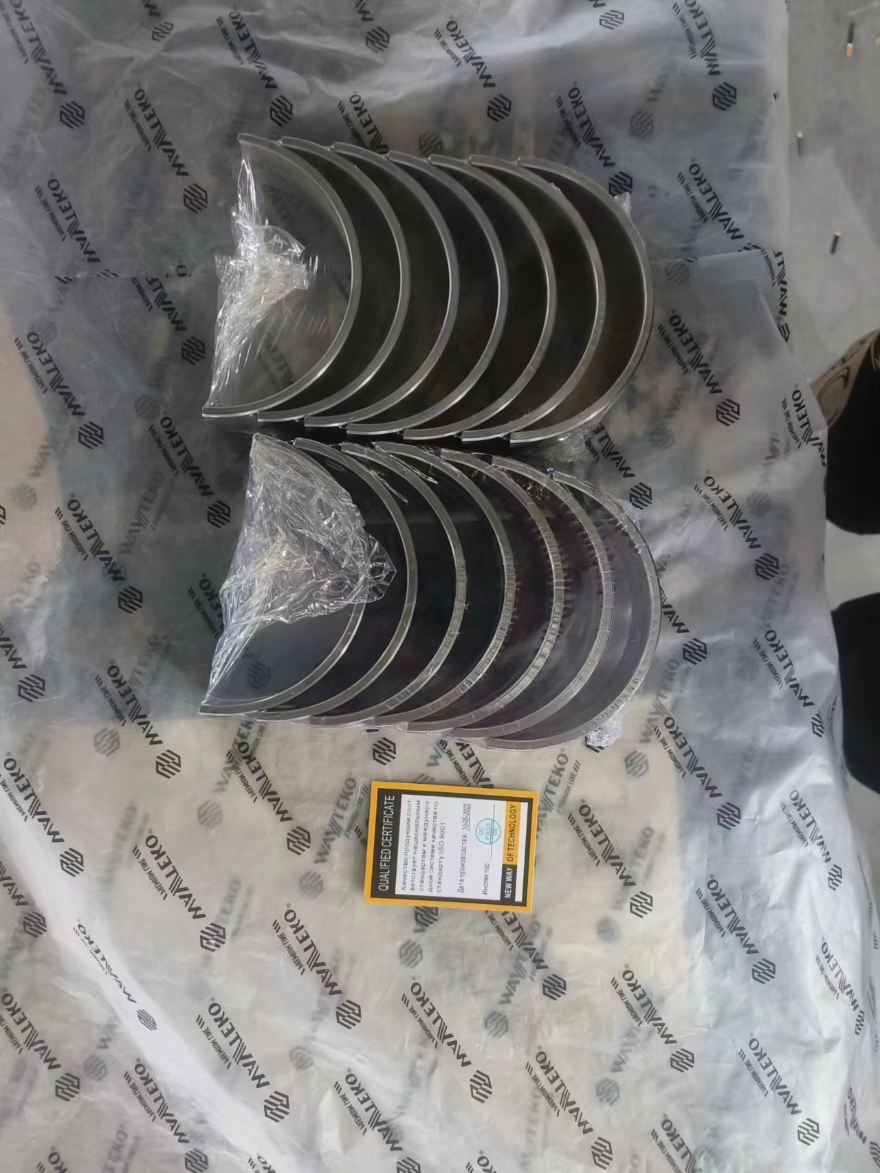 Вкладыши коренные STD (комплект 14шт) Евро5 WP10,F3000,X3000 WAYTEKO PREMIUM